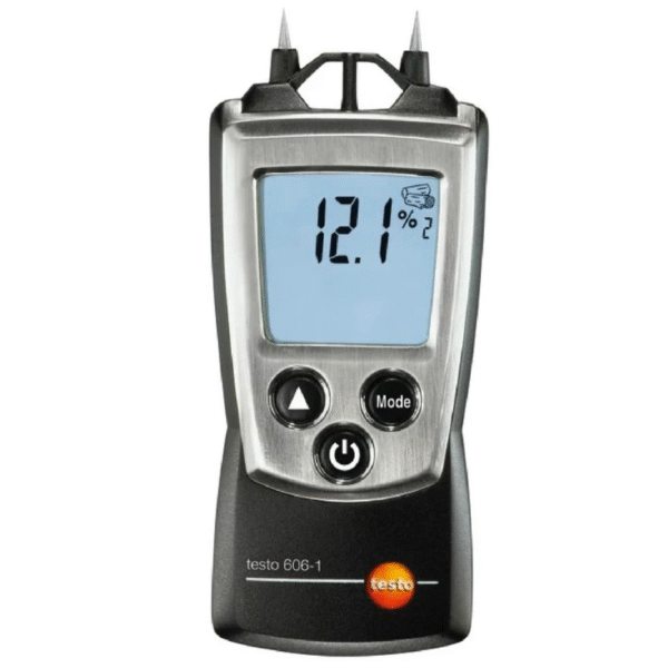 Testo 606-1 Wood & Material Moisture Meter With Protective Cap, Batteries & Calibration Certificate (Japan Import)