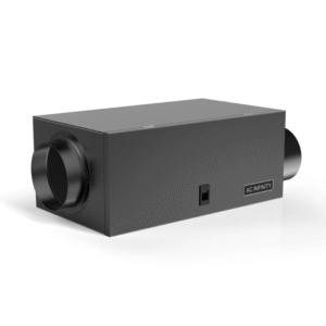 Air Filter box with high efficacy filter, 150 mm / 6 inch