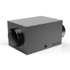 Air Filter box with high efficacy filter, 200 mm / 8 inch