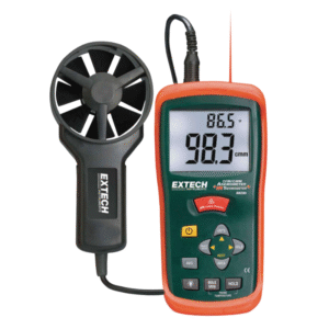Extech Anemometer, CFM/CMM W/Built-In IR