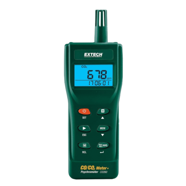 Extech CO260 CO/CO2 Meter - bulcs Environmental Technology Solution