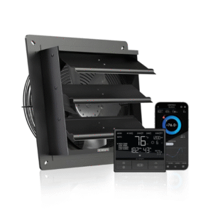 Airlift T14, Shutter Exhaust Ventilation Fan 14", Temperature And Humidity Controller 69 PRO