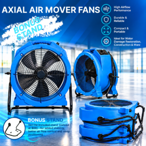 Slim Axial Air Mover Fan with bonus Stand