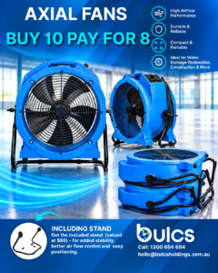 Slim Axial Air Mover Fan buy 10 pay for 8