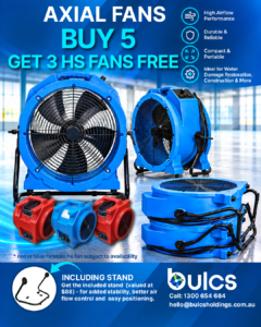 Slim Axial Air Mover Fan buy 5 get 3 HS Fans